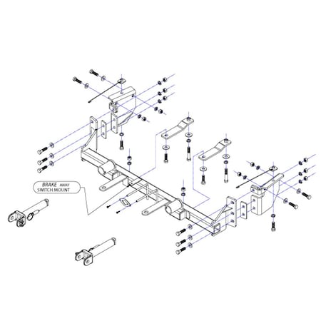 Roadmaster 2019 CHEVROLET BLAZER DIRECT CONNECT MOUNTING BRACKET 523204-5